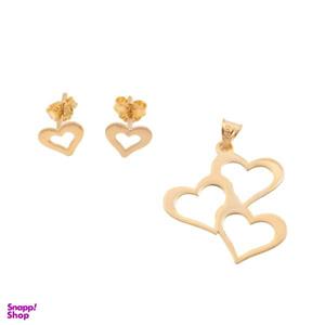 نیم ست طلا 18 عیار زنانه سپیده گالری SH0019