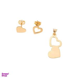 نیم ست طلا 18 عیار زنانه سپیده گالری کد SH0024
