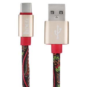 کابل تبدیل USB به USB-C هوکو مدل V90 طول 1 متر