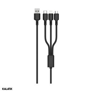 کابل تبدیل USB به Type C لایتنینگ Micro ارایمو Dura Line 2 مدل OCD X92 طول 1 متر Oraimo A to Lightning Cable 1M 