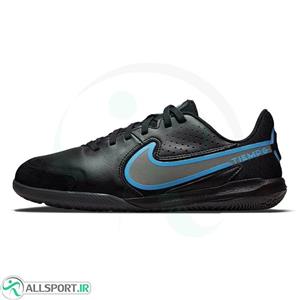 کفش فوتسال نایک تمپو طرح اصلی Nike Tiempo Legend 9 Academy IC Black Blue 