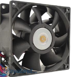 هواکش کامپیوتری 9 سانت چینی 24V DC ولت ضخامت38 میل DELTA مدل FFB0924EHE سه سیم پره پلاستیکی