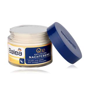 کرم شب ضد چروک و ترمیم کننده پوست کیوتن حجم 50 میل باله آ Balea Repairing Q10 Night Cream 50ml