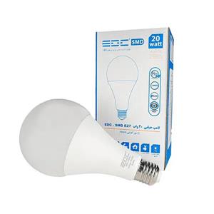 لامپ حبابی 20 وات فوق کم مصرف EDC