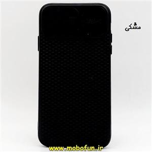 قاب گوشی iPhone 11 Pro Max آیفون ژله ای محافظ لنز دار کشویی مشکی کد 130