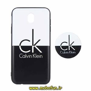قاب گوشی Galaxy J7 Pro سامسونگ فانتزی برجسته طرح Calvin Klein پاپ سوکت دار کد 58