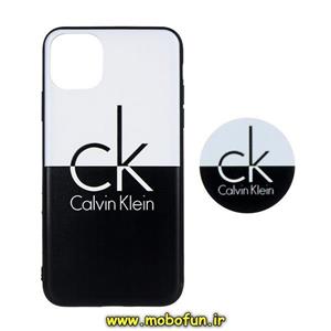 قاب گوشی iPhone 11 Pro Max آیفون فانتزی برجسته طرح Calvin Klein پاپ سوکت دار کد 139 