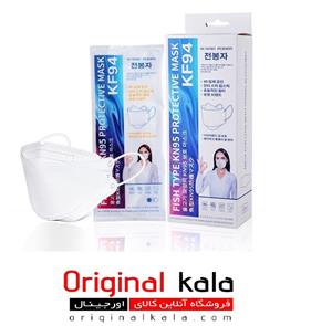 ماسک اورجینال وارداتی 4 لایه KF94 – سفید 20 عددی