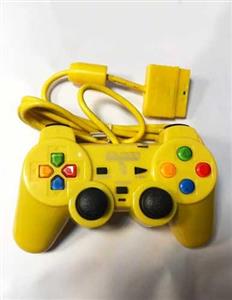 دسته بازی پلی استیشن 2 زرد yellow PS2 Controller 