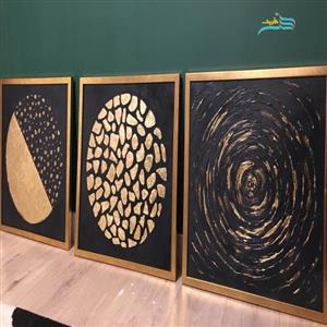 تابلو نقاشی دکوراتیو ست 3 تایی شماره 2