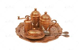 عکس با کیفیت ظروف مسی طرح دار 5161