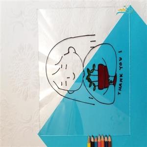 تابلوی دختر برجسته با دورگیری دست ساز ویترای