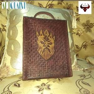کیف یکطرفه چرمی دوخته شده از نخ ایتالیایی