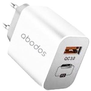 شارژر دیواری آبودوس مدل AS-CS23 به همراه کابل لایتنینگ