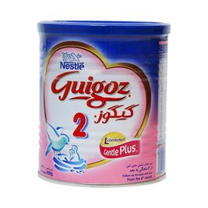 شیر خشک گیگوز 2 نستله از 6 تا 12 ماهگی 400 گرم Nestle Guigoz Milk Powder 400g 