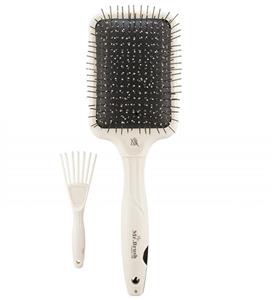 برس چهار گوش کلاسیک سوزن فلزی تک رنگ مستر براش Mr Brush Hair Classic Metal Needle 