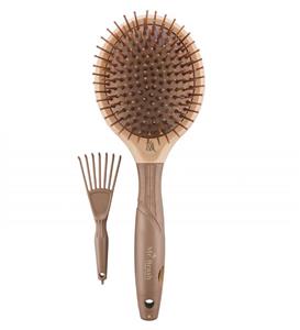 برس گرد کلاسیک سوزن پلاستیک دو رنگ مستر براش Mr Brush Round Hair Brush Classic Plastic Needle