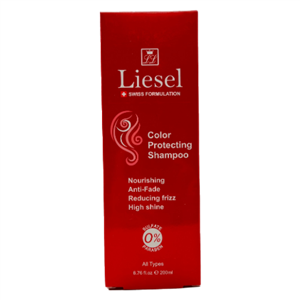 شامپو مناسب موهای رنگ شده اسیب دیده لایسل حجم 200 میلی لیتر Liesel Color Protecting Shampoo 200ml 