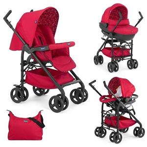 ست کالسکه  مسافرتی قرمز چیکو مدل  Trio Sprint new model