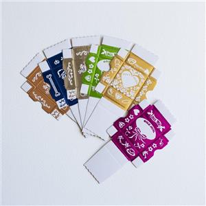 جعبه جواهرات باز مدل طلاکوب کوچک