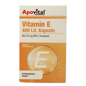 ویتامین ایی کپسول 400 واحد 40 عددی آپوویتال