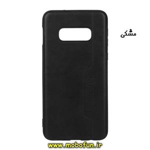 قاب گوشی Galaxy S10E سامسونگ فراری Ferrari هارد طرح چرمی مشکی کد 25 