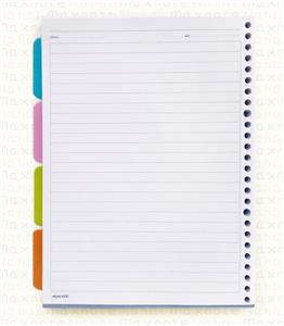 کاغذ کلاسور نهال مکث نوت 26 حلقه بسته 100 عددی