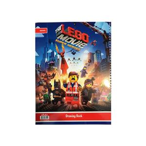 دفتر نقاشی 30 برگ A4 سیمی کارتونی کد 3454 نهال -لگو مووی