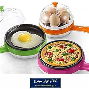 تخم مرغ پز و تابه برقی Magic Pot چند کاره 1 طبقه HTM-004