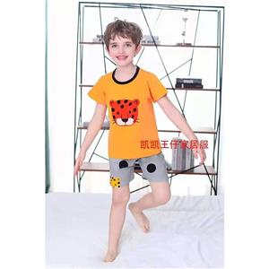 بلوز شورت بچه گانه طرح ببری 2PCS Summer Boys Homewear Set-B981