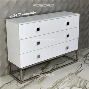 دراور شش کشو پایه استیل مدل آرتا  