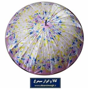 چتر زنانه نقش دار طرح B دسته عصایی ۱۶ فنر HCH-027