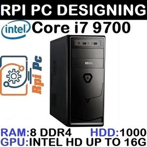 SADATA سیستم رندرینگ RENDERING PC CORE i7 8700 16GB 1TB+120GBSSD 