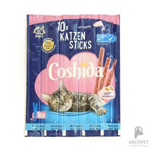 تشویقی مدادی گربه کوشیدا با طعم ماهی سالمون ۱۰ عددی