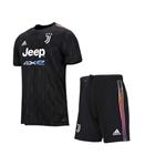 کیت کامل یوونتوس Juventus 2021-22 Away Soccer Jersey Kit Shirt Shor