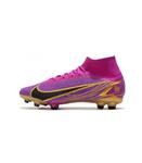 کفش فوتبال مردانه نایک مرکوریال های کپی Nike Mercurial Superfly VIII Elite FG Purple Black Gold