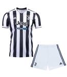 کیت اول هواداری به همراه شورت تیم یوونتوس Juventus Home Jersey Kit 2021/22(Jersey+Shorts)