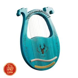 چنگ رومی سگا آبی مدل Cg02-bl CEGA LYRE HARP (CG02-BL)