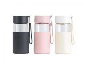 بطری شیشه ای قابل حمل شیائومی Xiaomi Youpin Fun Home Portable Glass Bottle Capacity 350ml 