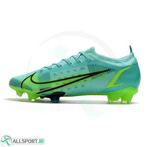کفش فوتبال نایک مرکوریال طرح اصلی Nike mercurial Vapor 14 FG blue and green 