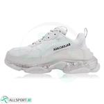 کتانی رانینگ زنانه بالنسیاگا طرح اصلی سفید BalenciagaTriple S Clear Sole White