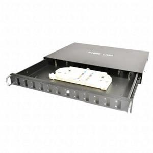 پچ پنل ۱۲ پورت کشویی ریلی Rack Mount 19 اینچ