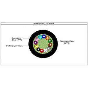 Fiber Optic Cable – Opti Link – Tight Buffered – SM – 12Core