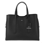 کیف دستی زنانه هوگو باس آلمان Hugo Boss Softe Tote Bag aus genarbtem italienischem Leder (50402722) schwarz