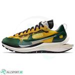 کتانی رانینگ مردانه نایک طرح اصلی زرد سبز Nike Waffle Sacai Yellow Green