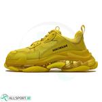 کتانی رانینگ زنانه بالنسیاگا طرح اصلی زرد Balenciaga Triple S Clearsole Fluo Yellow