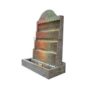کتیبه و آبنمای سنگی خورشید کد wf136 