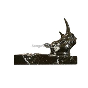 مجسمه کرگدن سنگی کد sst117 