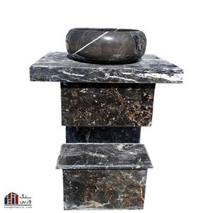 روشویی سنگی سیمین کد wb105 