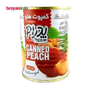کمپوت هلو پدرام مقدار 350 گرمی